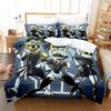 Anime Mode 3D-Druck Morddrohnen Bettwäsche-Set Cartoon Dreiteiliges Set Schlafzimmer für Erwachsene und Kinder Bettbezug-Sets Heimtextilien