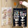 Large Capacity Hair Bows Organizer Wall Headband Holder Hair Clip Storage Hanger Jewelry And Accessory Storage Hanging Bag