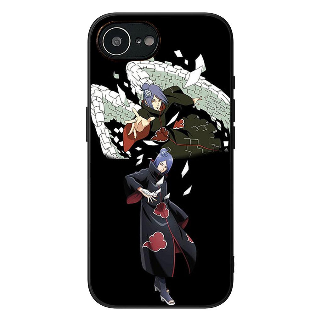 konan Narutos Pain Akatsuki Casing Phone Cover for Apple iPhone 17 16 14 15 Pro Max Plus 15+ 16E XR ProMax Air 16+ Soft Case