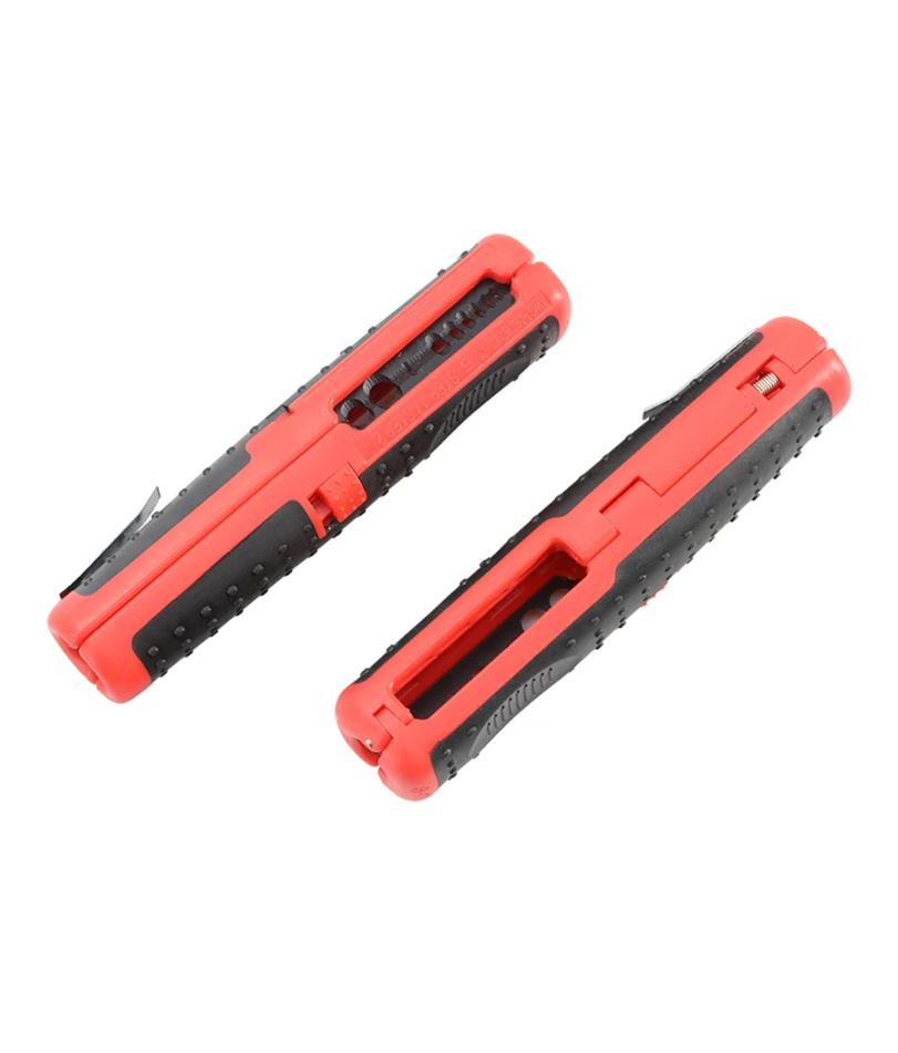 Multifunctional Cable Wire Stripper Cutter Pliers Hand Tool Hardware Tool Portable Anti-skid Handle Strip Pen Clip