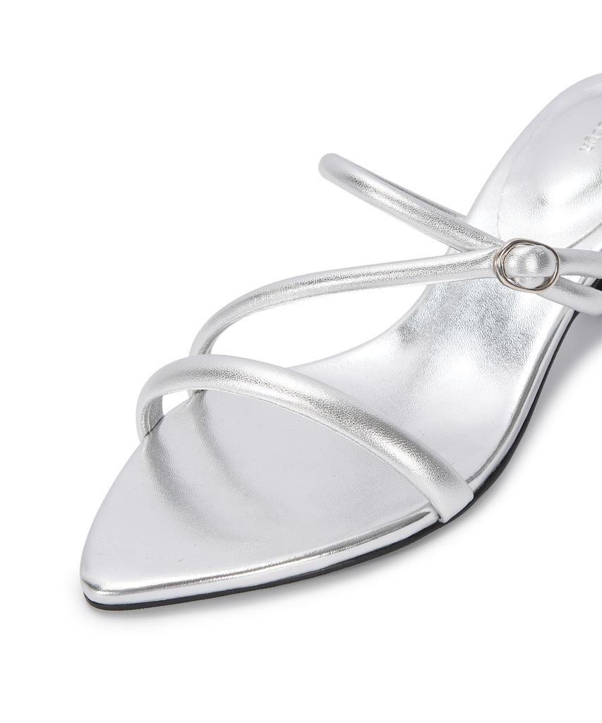 Recur Ecur Basilissa Mule_Silver
