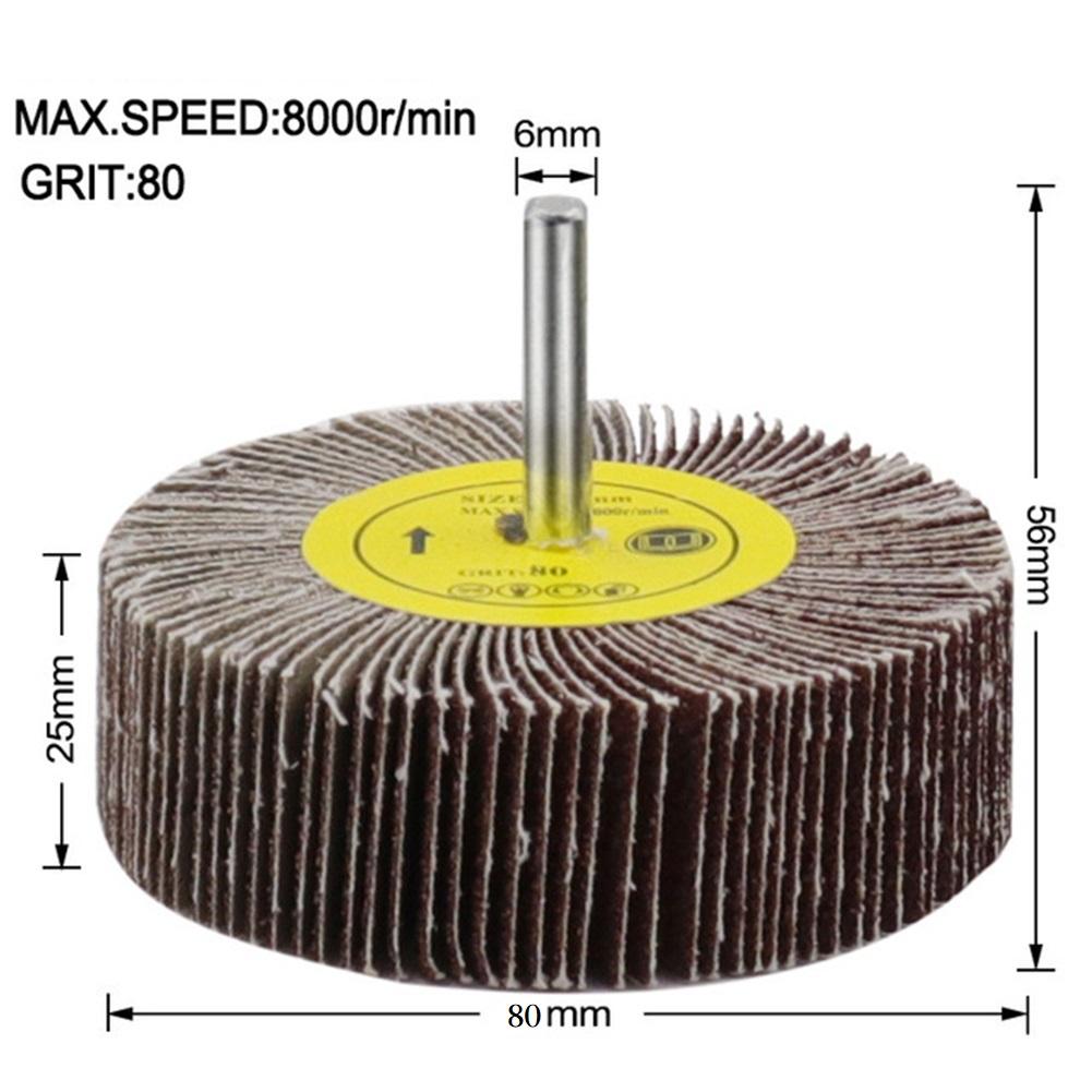 Wheel Tools 1PC 6mm Abrasive Emery Cloth Grinding Wheel