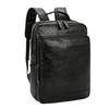 Men's Large Capacity Waterproof PU Backpack - Business Casual, Trendy, Wear-Resistant, Perfect for Students and Commuting.