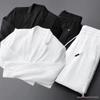 Men's Spring Fashion Slim Fit Suit: Korean Style Long Sleeve Two-Piece Set