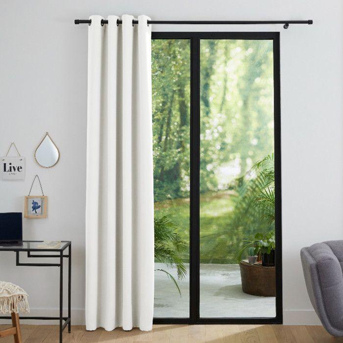Blackout Curtain 140 X 260 Cm "Night" Snow