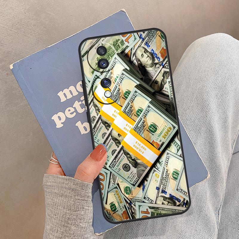 Dollars Money For Honor Magic 8 Pro 5 6 7 Lite Case For Honor Win RT 400 200 90 70 X8c X8b X9a X9b X9c X9d