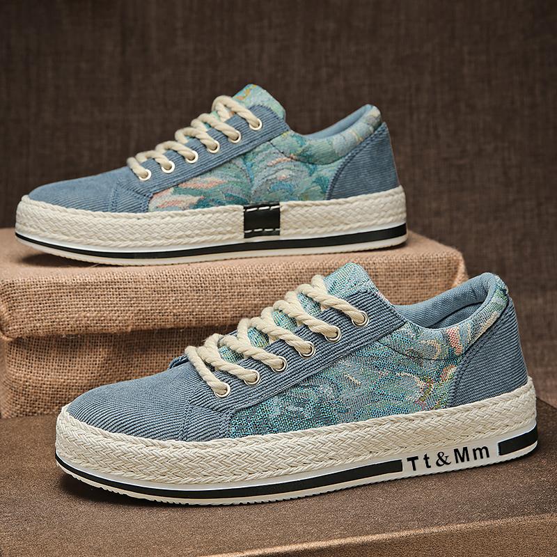 Fashion PARZIVAL Men Shoes Casual Shoes for Men Comfortable Sneakers Walking Flats Tenis Masculino Vulcanize Shoe Skateboarding Footwear