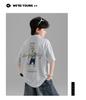 Boys' Korean Style Summer Polo T-shirt - Casual, Trendy, Loose Fit