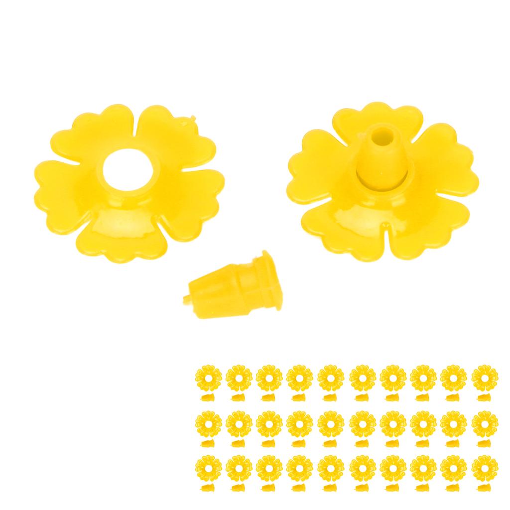 30er Set Kolibri Futterblumen Hängende Vogelfutteröffnungen Ersatzteile Garten