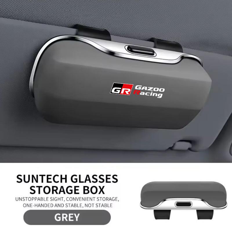 2026 New For Toyota For Toyota Rav4 Corolla Camry Aqua Yaris Cross Auris TRD Car Visor Sunglasses Glasses Case Glasses Holder Cl