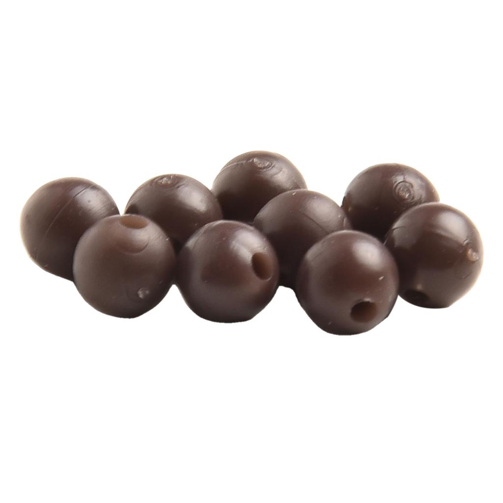 Resilient Soft Rubber Floating Fishing Beads 50pcs for Carp Fishing Rig