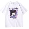 2026 Kuromi Women S T  Shirt Casual Shortsleeve Roundneck Hotselling Top Versatile T Shirt Clothing