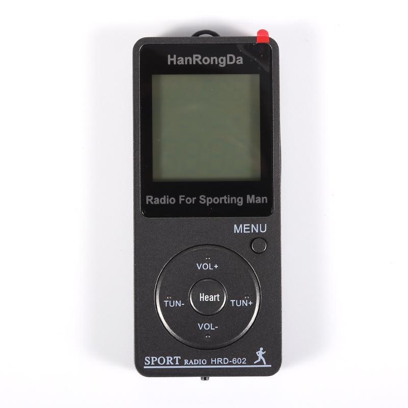 Rechargeable Digital Stereo Pedometer with FM/AM Radio Receiver
