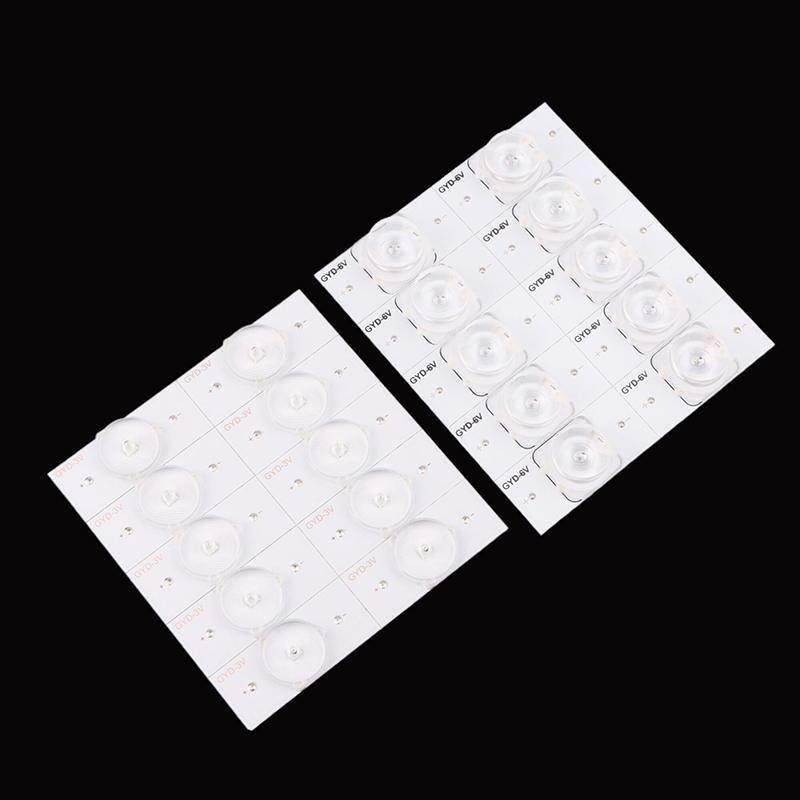 10Pcs Led Beads 3V 6V Lcd Tv Led Bead Smd Light Bead Universal Aluminum Cutting Tv Backlight Strips For 32-65 Inch Led Tv Repair