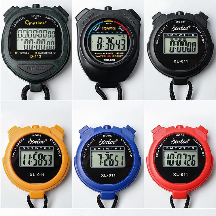 Electronic Stopwatch for Sports, Fitness, Running, Swimming, Student Competitions, and Referees Student Red