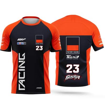 Sommer Atmungsaktiv Schnelltrocknend Motorradrennen Pedro Acosta Herren und Damen Freizeit Kurzarm Sport T-Shirt