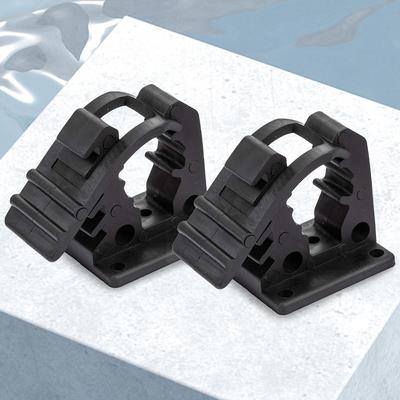 Rubber Clamp Mount Kit 1-1/7 To 1-3/7 Diameter Quick-Release Rubber Clamps Shovel Mount Quick Fist Clamp for Off-Road 4X4 Parts