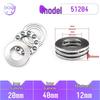 Thrust Ball Bearings: Sizes 51200 - 51207