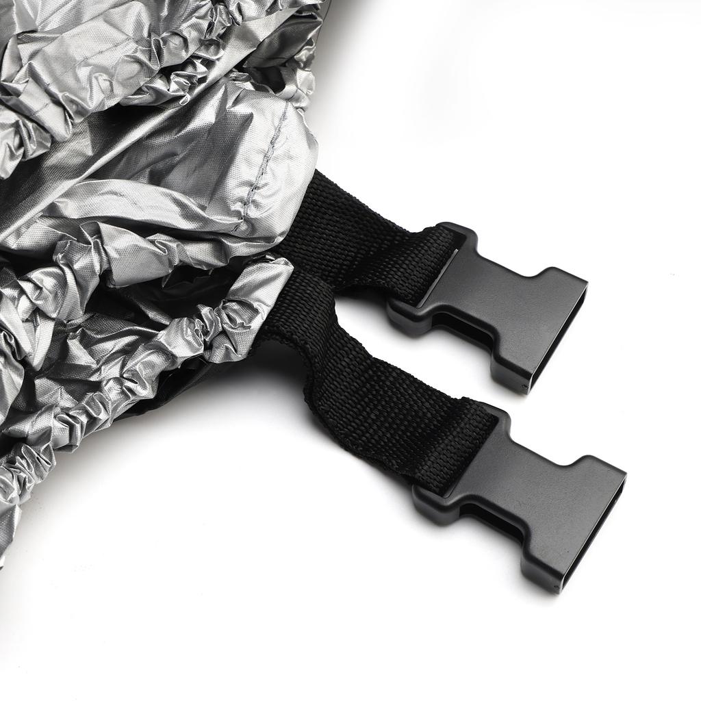 Heavy Duty Boat Cover Waterproof Silver For 16-18Ft Fishing Ski Bass Shelter