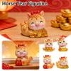 2026 Horse Year Mascot Doll Cute Year of the Horse Car Ornament Horse New Year Gift DIY Desktop Decoration