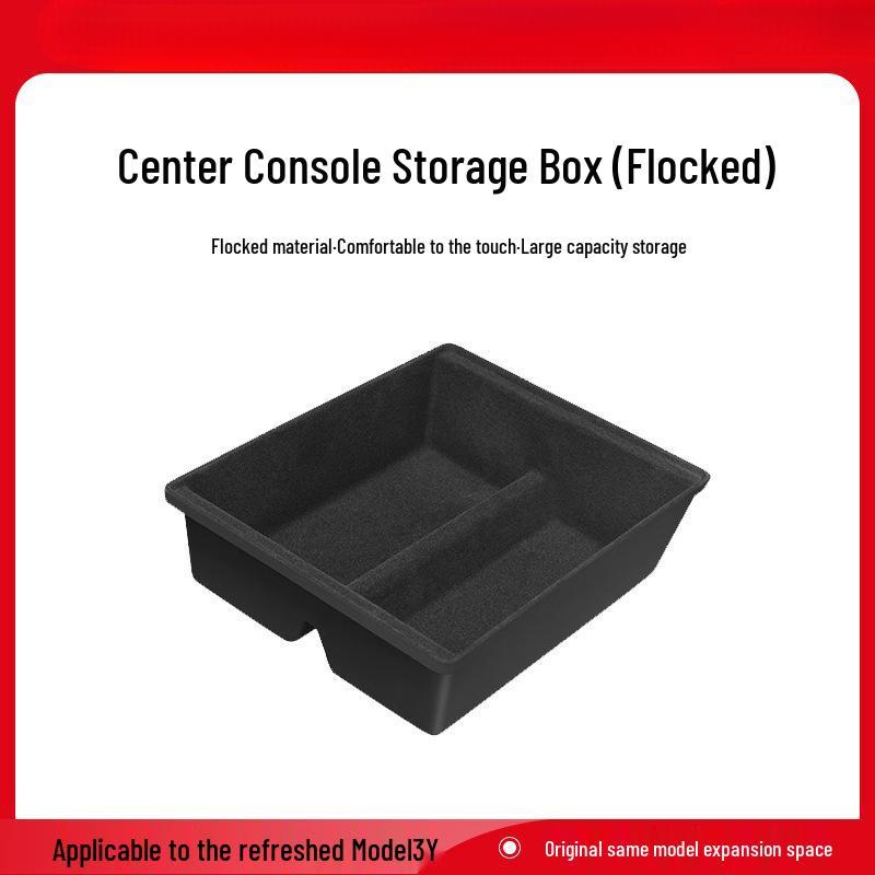Tesla Model 3/Y Refresh Console Organizer Armrest Storage Box