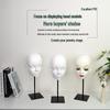 Kawakami PVC Display Head Stand for Hats, Eyewear, Accessories, Wigs, and Headphones