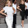 Women's clothing, hip-wrapped medium and long dresses, spring and summer new evening dresses.