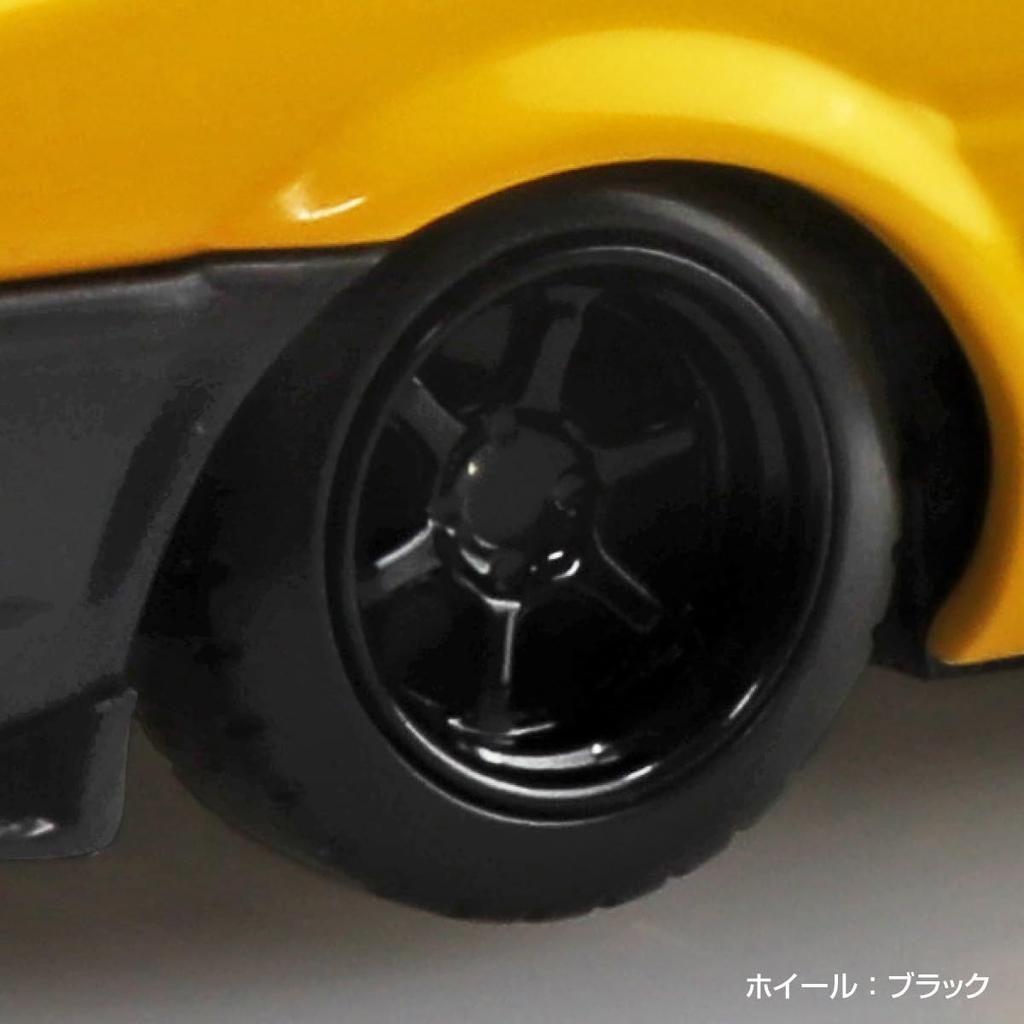 Aoshima Bunka Kyozaisha Raku Plastic Snap Kit Toyota Sprinter Trueno Custom Yellow Plastic Model 1/32 No.11CU-YW Color-coded (Car)