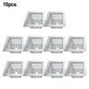 10 Pack of Plastic Net Pots for Efficient Aeration In Aquaponic Gardening