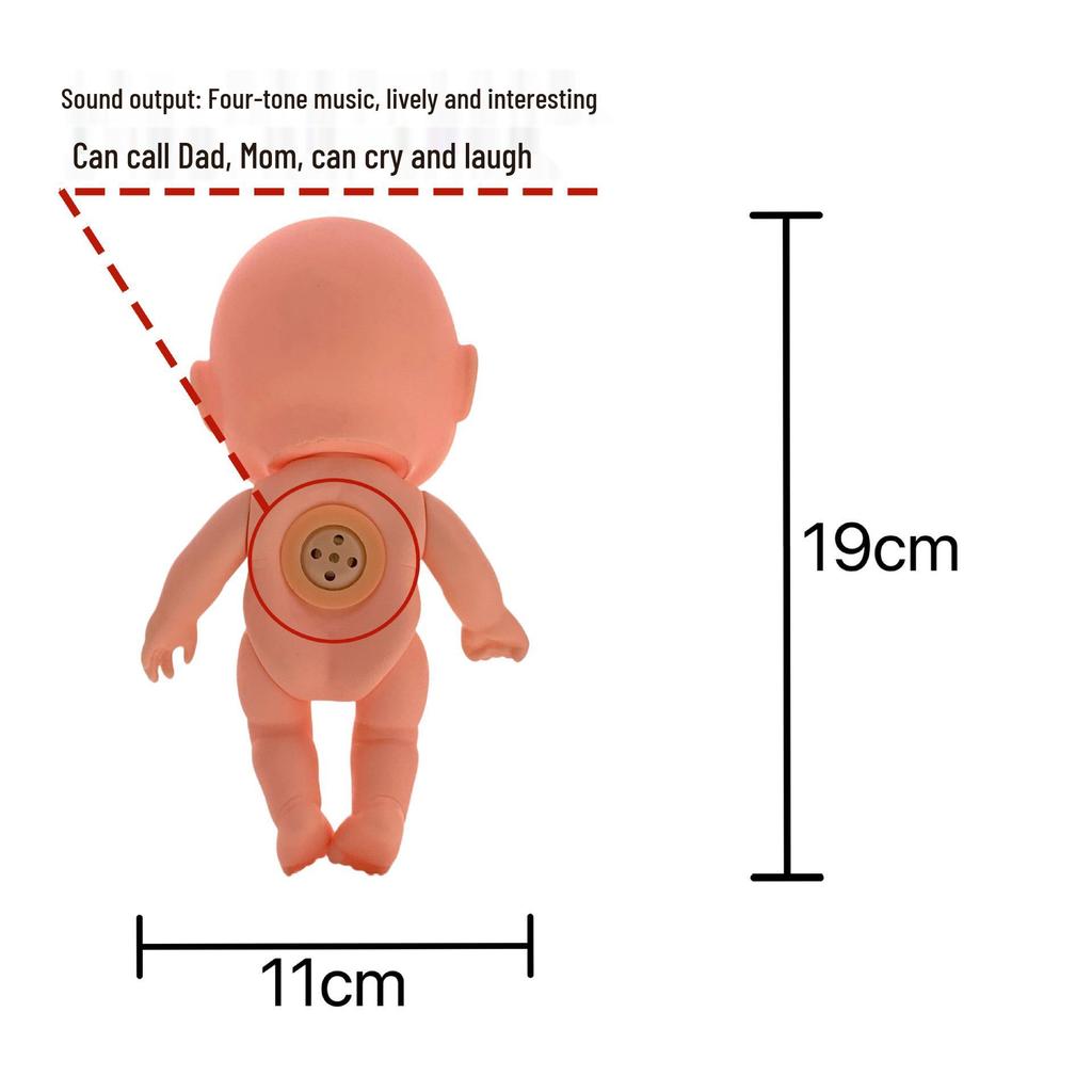 8-Inch Realistic BJD Reborn Baby Sleep Doll Toy Figure