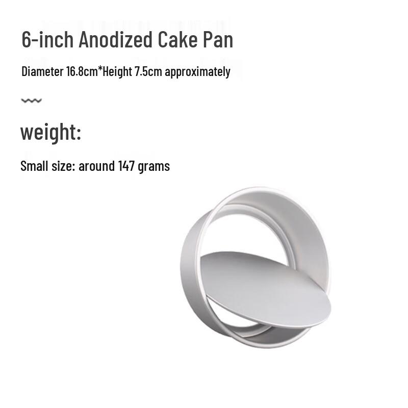 

Anodized Aluminum Round Cake Pan with Removable Bottom