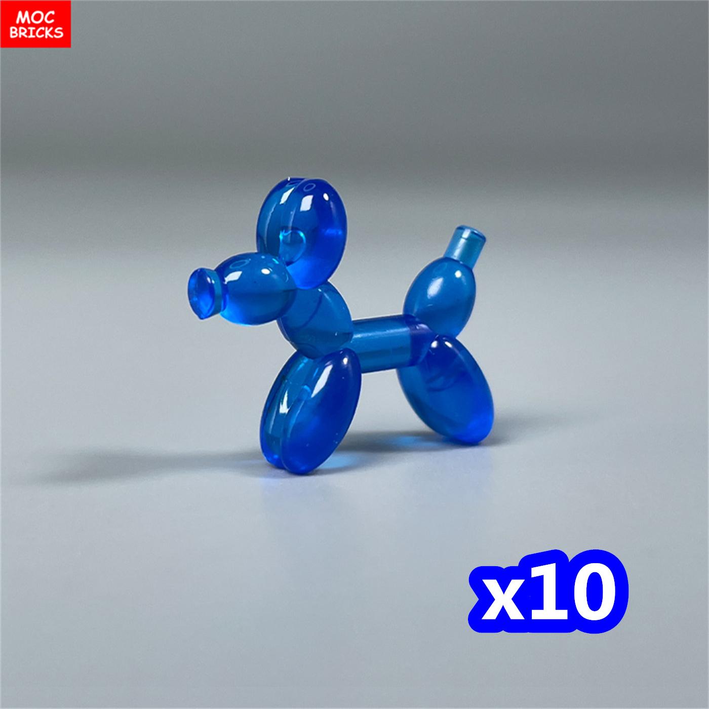 

MOC Bricks Utensil Balloon Little Dog Clown Figure Wear 35692 Educational Building Blocks Figures Birthday Gift