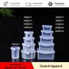 Kunststoff Transparent Lebensmittelaufbewahrungsbehälter Set