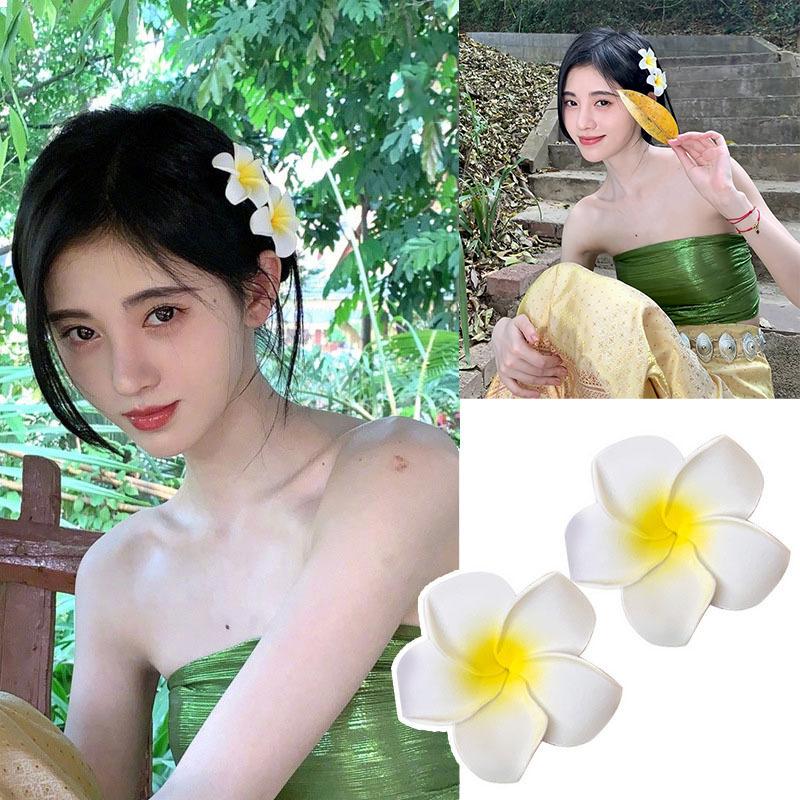 5/7/9cm Květinová sponka do vlasů Korejská sponka na rozcuchané vlasy ofinu Dívčí vlasové doplňky Svatba Párty Taška Klobouk Doplňky