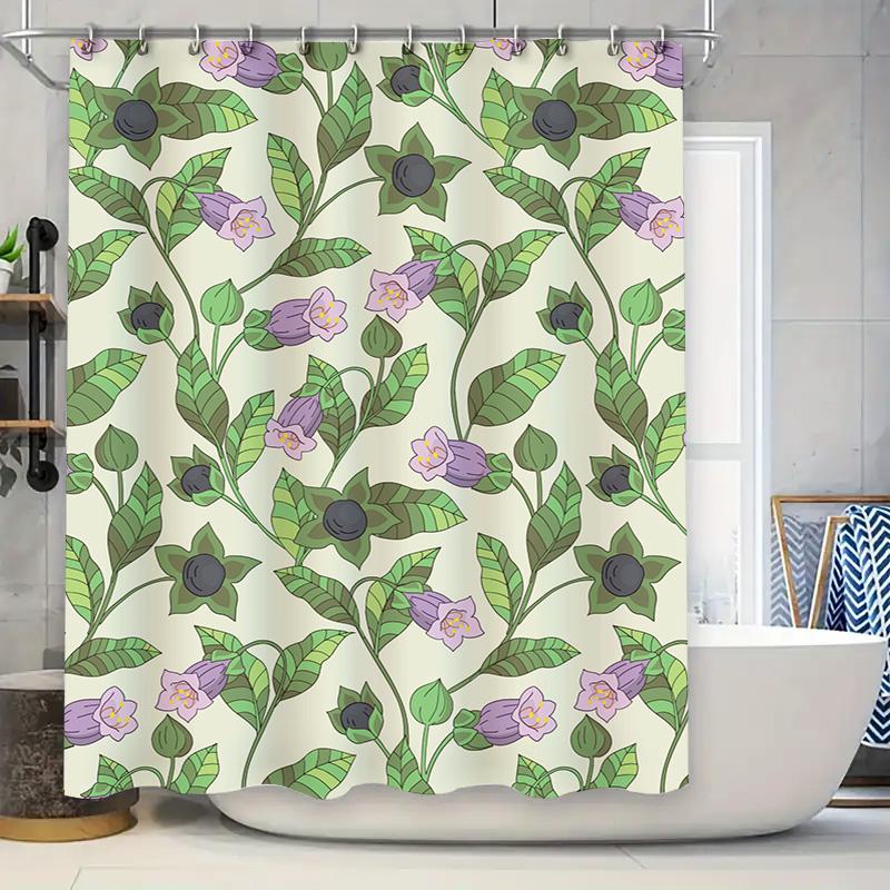 

Abstract Geometric Art Print Shower Curtain Watercolor Style Design In Red And Pink Shades For Bath Decoration Modern Home Decor W60H190(CM)-1 Pcs