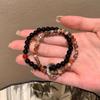 Rustic Stylish Peace Bead Bracelet Unique Highend Design Perfect Couples For