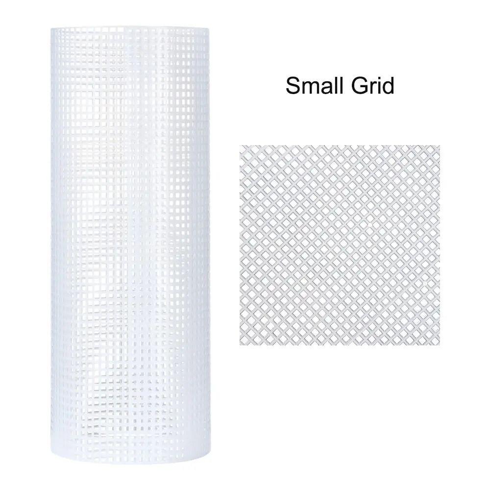 Artizanat DIY Plasă din Pungă de Plastic Durabilă 33x50CM Pânză Pânze Negru Alb Plasă Capac