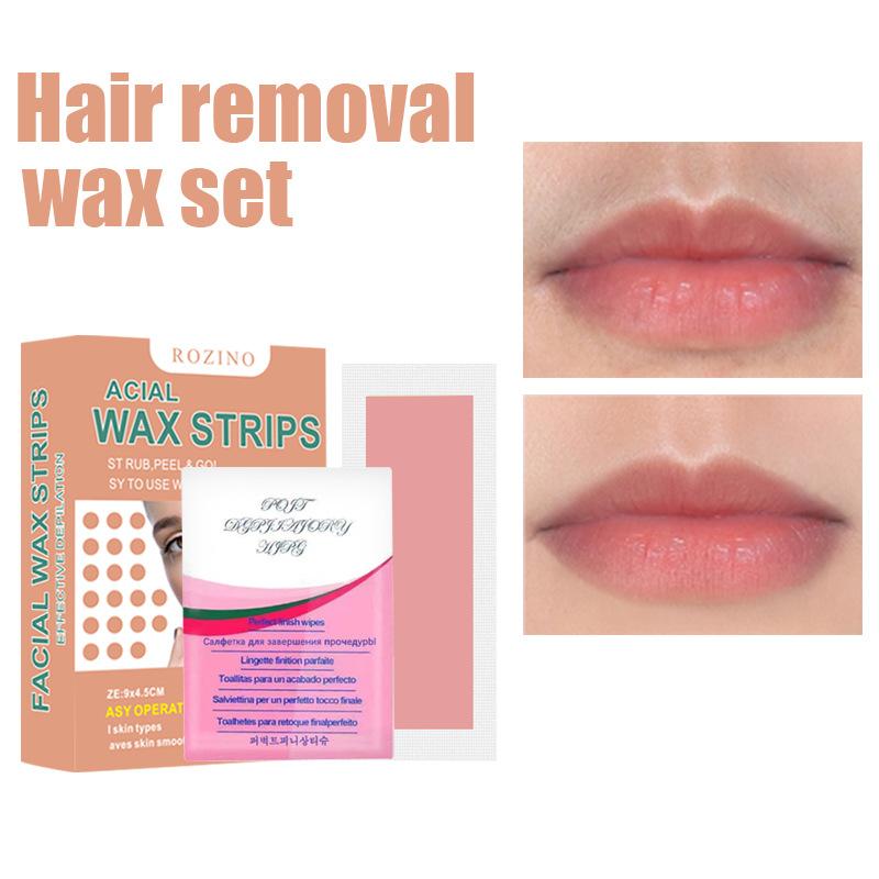 Vokspapir Vokskrem Leppehår Ansikt Armhule Ben Skånsom Rive Voksing Voks