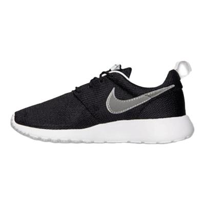 Roshe Run GS Kids Sneakers Black Metallic-Silver-White 599728-007