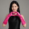Elasticity Women Wrinkle Gloves Korean Style Bridal Gloves Fashion Arm Warmer Party Accessories
