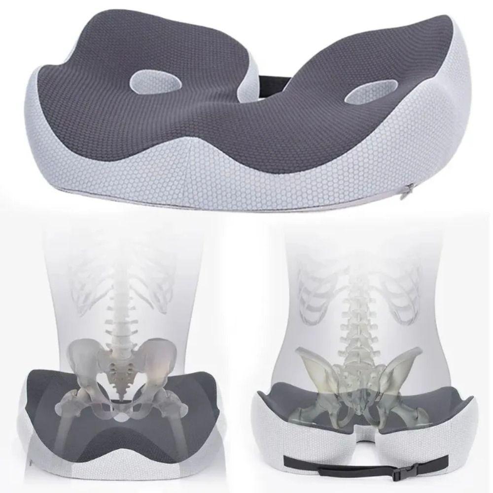 Non-slip Hemorrhoid Seat Cushion Slow Rebound Office Chair Pad Student