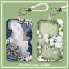 Ins Style Flower Card Holder Abs Student Card Meal Card Subway Card Bus Card Pick-Up Card Anti-Lost Hard Shell Card Holder
