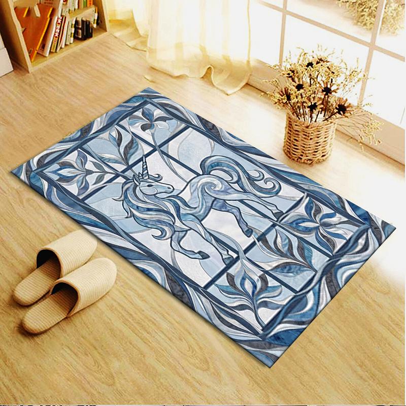 2025 New Unicorn Animal Carpet Rug for Living Room Bedroom Home Sofa Decoration,Kids Play Non-slip Floor Mat141