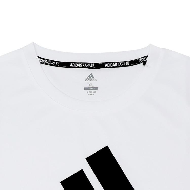 Adidas Round Neck Lightweight Breathable Stretch Loose Sports Quick-Dry T-Shirt Men Tops Black ADICTKP-WB