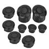 Frame Hole Cover Cap Motorcycle Frame Hole Cover Cap Plug Kit Decoration for B.M.W R1200GS LC Adventure 2014-2018 Black