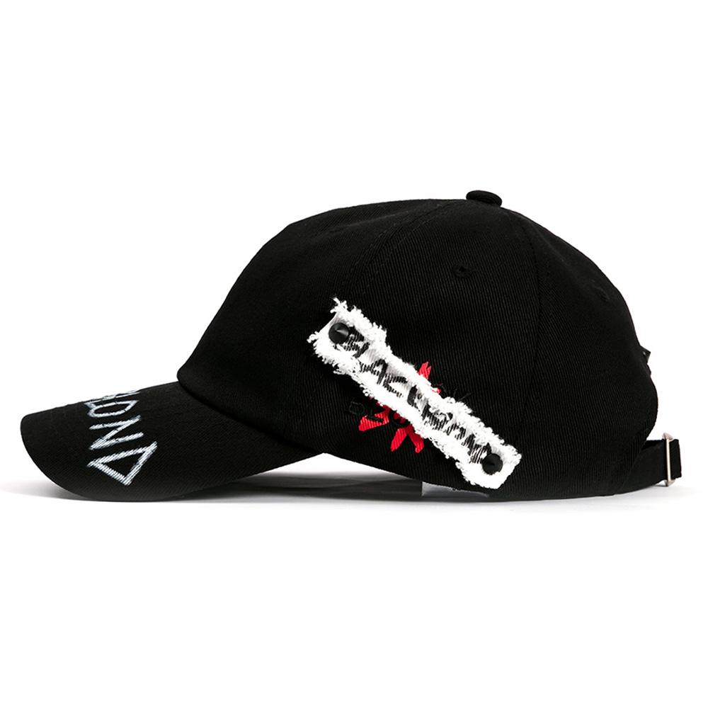BLACKBLOND Bibbidi Side Patch Graffiti Logo Cap (Black)