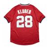 Men's VintageStyle StitchedBaseball Jerseys 7 Kenny Lofton 9 Carlos Baerga 19 Bob Feller 24 Andrew Miller 29 Travis Fryman S-3XL