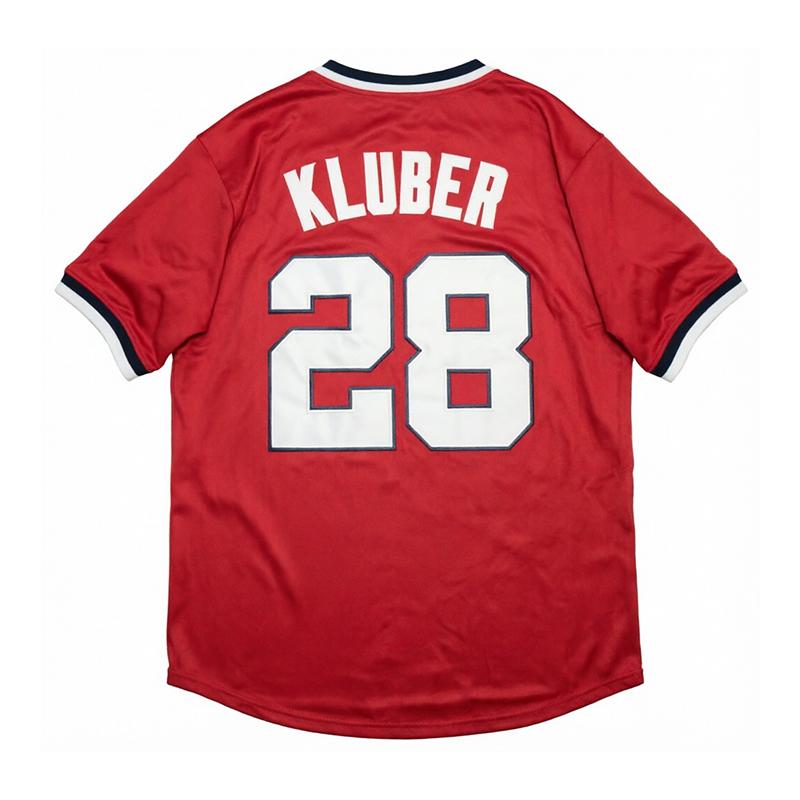 Men's VintageStyle StitchedBaseball Jerseys 7 Kenny Lofton 9 Carlos Baerga 19 Bob Feller 24 Andrew Miller 29 Travis Fryman S-3XL