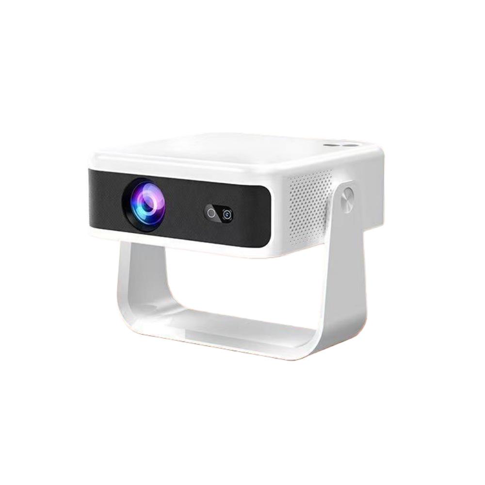 Compact Home & Dormitory Projector: Phone/Computer Connect, Screen Mirroring for Wall/Ceiling