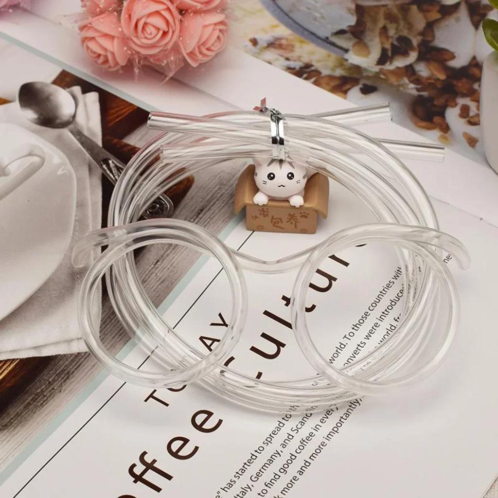 1pc-Straw Glasses Funny Soft PVC Glasses Flexible Drinking Straws Kids Party Supplies Bar Supplies Creativity Toy Kids Gift
